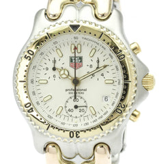 TAG Heuer Sel Chronograph Gold Plated Steel Mens Watch CG1120 Polished — Very Good