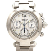 Cartier Pasha C Chronograph W31039M7 Stainless Steel Automatic Watch — Very Good