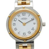 Hermes Clipper Watch CL4.220 Quartz White Dial Stainless Steel Women's HERMES — Good
