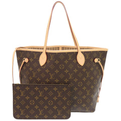 Unused Louis Vuitton Neverfull MM Monogram Rose Beige Tote Bag M46975 LV 0473LOUIS VUITTON — New - Store Return