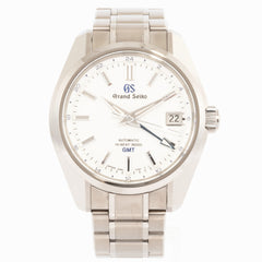 Grand Seiko Heritage Collection Mechanical Hi-Beat Watch SBGJ255 Bright Titanium Silver Men's — Good