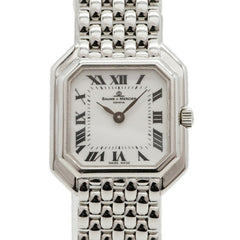 Baume & Mercier 750 WG 18259 White Dial Women's Watch — Good