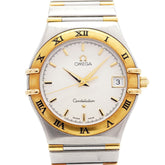 Omega Constellation Half Bar 1312.3 Silver Dial Watch (Boys' Size) — Good