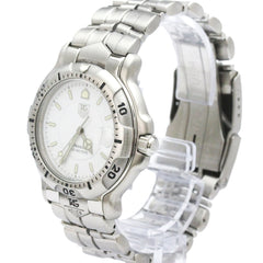 TAG HEUER 6000 Professional Steel Quartz Mens Watch WH1111 Polished — Very Good