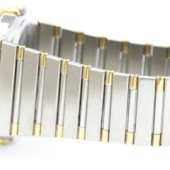 OMEGA Constellation 18K Gold Steel Quartz Mens Watch 396.1070 Polished — Very Good