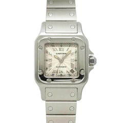 Cartier Santos Galbee SM W20044D6 Ladies' Watch, Date, Silver, Automatic Movement — Like New