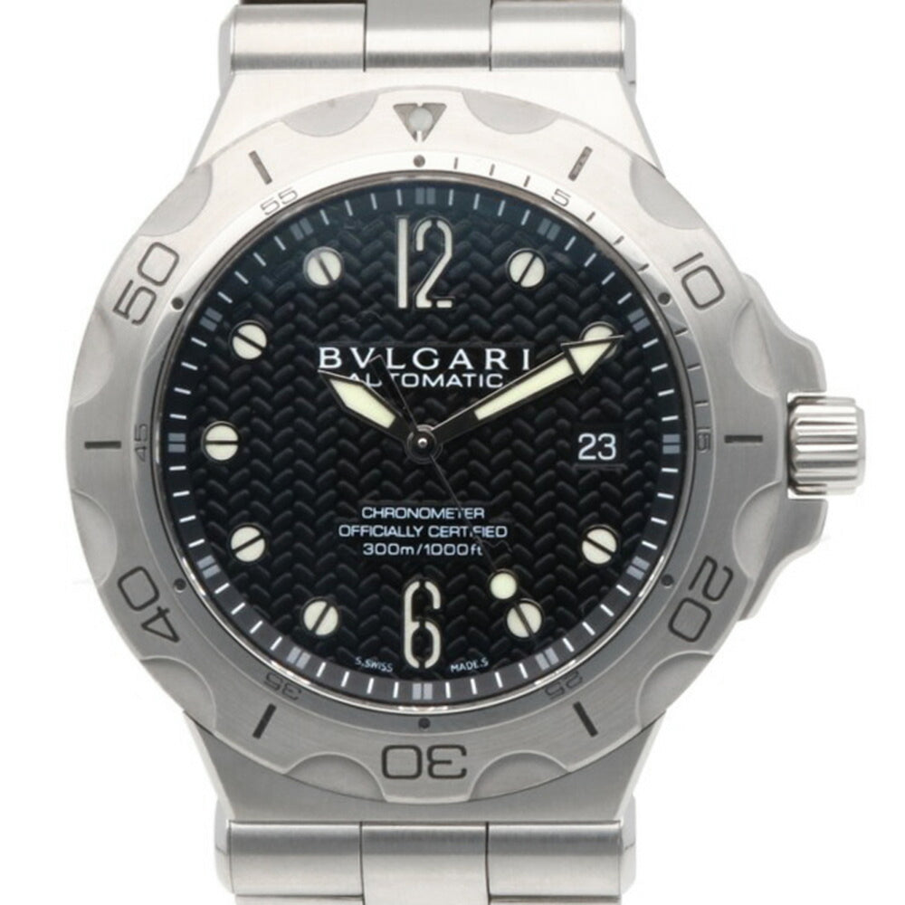 Bvlgari Diagono Scuba Watch Stainless Steel DP42SDS Automatic Men's BVLGARI Manufacturer's Finish — Good