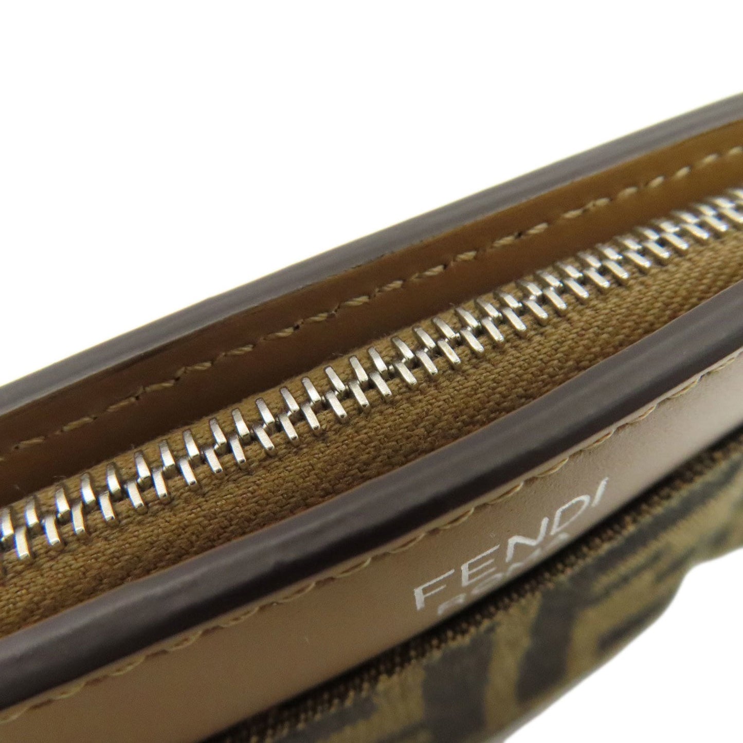 Fendi Zucca patterned canvas coin purse for women