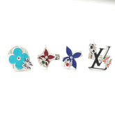 Louis Vuitton Ring Bague Set of 4 LV Fairy Tale MP2452 Silver Metal M Size Rings for Women LOUIS VUITTON — Like New
