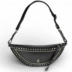 Jimmy Choo body bag, JIMMY CHOO Varenne JC studs, black — Like New
