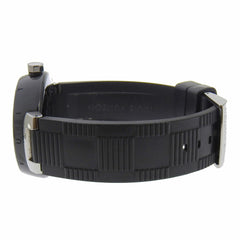 Louis Vuitton Tambour GMT Watch Q113K Stainless Steel x Rubber Automatic Black Dial Men's — Good