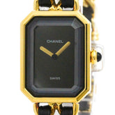 CHANEL Premiere Size L Gold Plated Quartz Ladies Watch H0001 BF582982 — Good