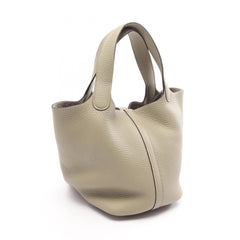 Hermes Picotin Lock PM Handbag, Leather, Taurillon Clemence Women's, Green — New - Store Return