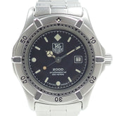 TAG Heuer Professional Boys' Quartz Watch, Stainless Steel, 962.015, Battery-Powered, 2000 Series, Women's/Men's/Unisex — Good