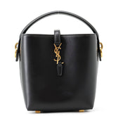 Yves Saint Laurent Saint Laurent Paris Handbag LE 37 Mini Bucket Bag Calf Leather 765870 SAINT LAURENT PARIS Black 2-way — Like New