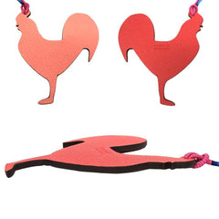 Hermes Petit H bag charm, chicken/bird design, COQ PM H1053268 01 — New - Store Return