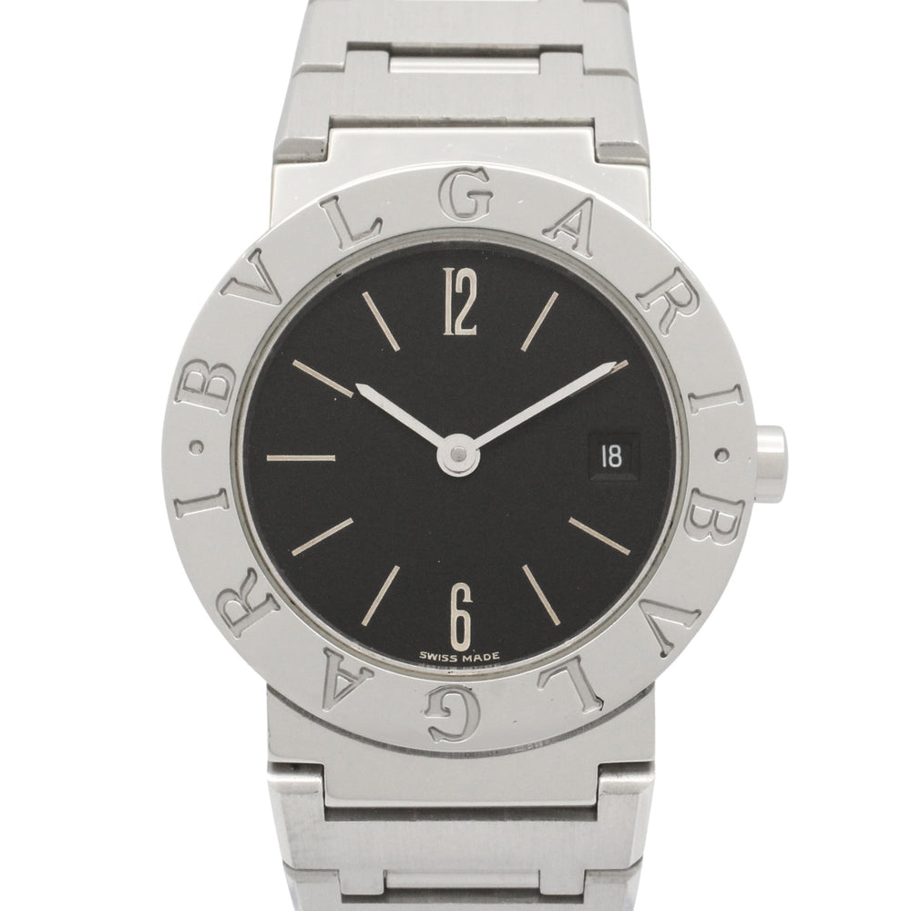 Bulgari BVLGARI Watch Stainless Steel Ladies Black BB26SSD — Very Good