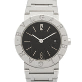 Bulgari BVLGARI Watch Stainless Steel Ladies Black BB26SSD — Very Good
