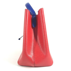 LOUIS VUITTON M54365 Epi NeoNoe Bicolor Bucket Bag, Shoulder 2-Way Handbag, Leather, Women's, Coquelicot Red — Like New