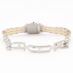 Cartier Panthère SM 2-Row Watch, 18K (Yellow Gold) Stainless Steel, Ladies', Ivory (W25029B6) — Very Good