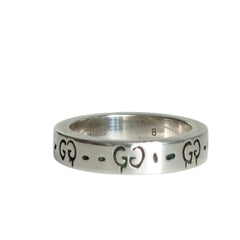 GUCCI 925 Ghost Skull Ring, Silver, Men's and Women's Accessory — Like New
