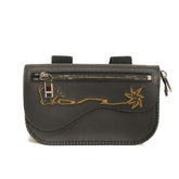 Christian Dior Dior Cactus Jack Saddle Arm Pouch Handbag with Logo Embroidery, 3-Way Design, Travis Scott, 2ADCA390SOT_H03E, Men's — Like New