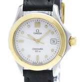OMEGA Seamaster 120M 18K Gold Steel Quartz Ladies Watch 2471.20 Polished — Very Good
