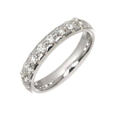 Gucci Diamantissima #8 Ring with Diamonds, 18K White Gold (750) — Like New