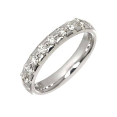 Gucci Diamantissima #8 Ring with Diamonds, 18K White Gold (750) — Like New