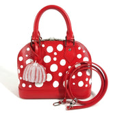 LOUIS VUITTON M21698 LV x YK Yayoi Kusama Epi Infinity Dot Polka Alma BB Shoulder Bag 2-Way Crossbody Handbag Leather Women's Red — Like New