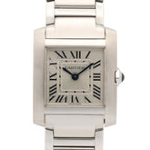Cartier Tank Française SM Watch, Stainless Steel, Ladies, Silver Tone, WSTA0065 — Very Good