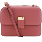 Valextra Noro Small Shoulder Bag, Leather, Pink, N568253, Flap, Women's — Like New
