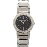 BVLGARI BB26SSD Women's Watch Date Black Quartz — Very Good