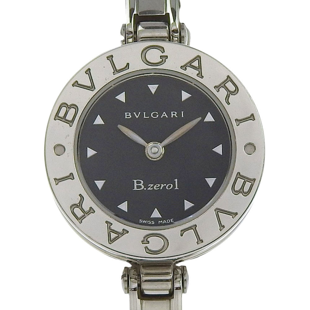 BVLGARI Bzero1 BZ22S Women's Stainless Steel Quartz Analog Display Watch with Black Dial — Very Good