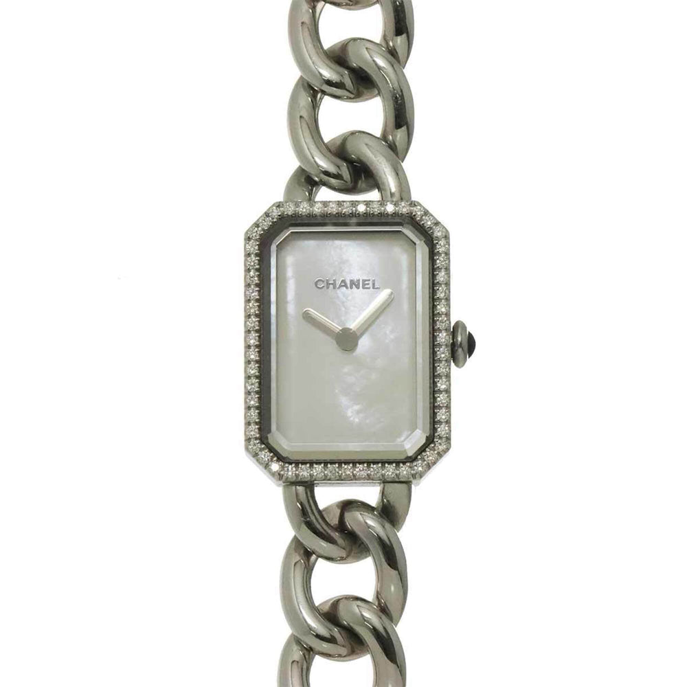 Chanel Premiere H3253 Diamond Bezel Women's Watch White Shell Quartz — Very Good