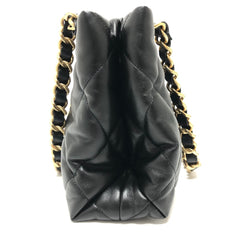 Chanel AS3502 CC Mark CC Chain bag Shoulder Shoulder Bag Black GoldHardware — Like New