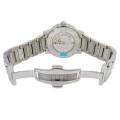 Bulgari BVLGARI Men's Watch, Brand: Date Automatic AT Stainless Steel SS BB41S Silver Black Open Caseback — Good