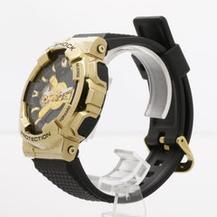 CASIO G-SHOCK Metal Covered 110 Series GM-110G-1A9JF Gold Black Stainless Steel x Resin Men's Analog-Digital Watch — Good