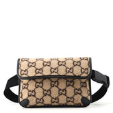 Gucci Body Bag GG Wool Leather 598181 GUCCI Black Handbag Women's — Like New