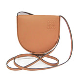 Loewe HEEL POUCH SMALL Women's Leather Shoulder Bag Brown — Like New