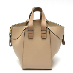 LOEWE Hammock Bag Compact A538H13X03 in Calfskin Sand (Greige) — Like New