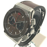 Hublot 521.NC.0589.VR.OPX14 Forbidden X Automatic with cigar box Wristwatch Silver Brown belt — Like New