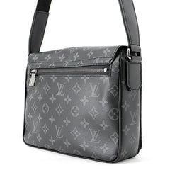 Louis Vuitton Shoulder Bag Monogram Eclipse District PM NV3 M46255 LOUIS VUITTON Men's Black Handbag — Like New