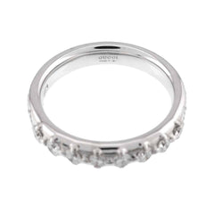 Gucci Diamantissima #8 Ring with Diamonds, 18K White Gold (750) — Like New