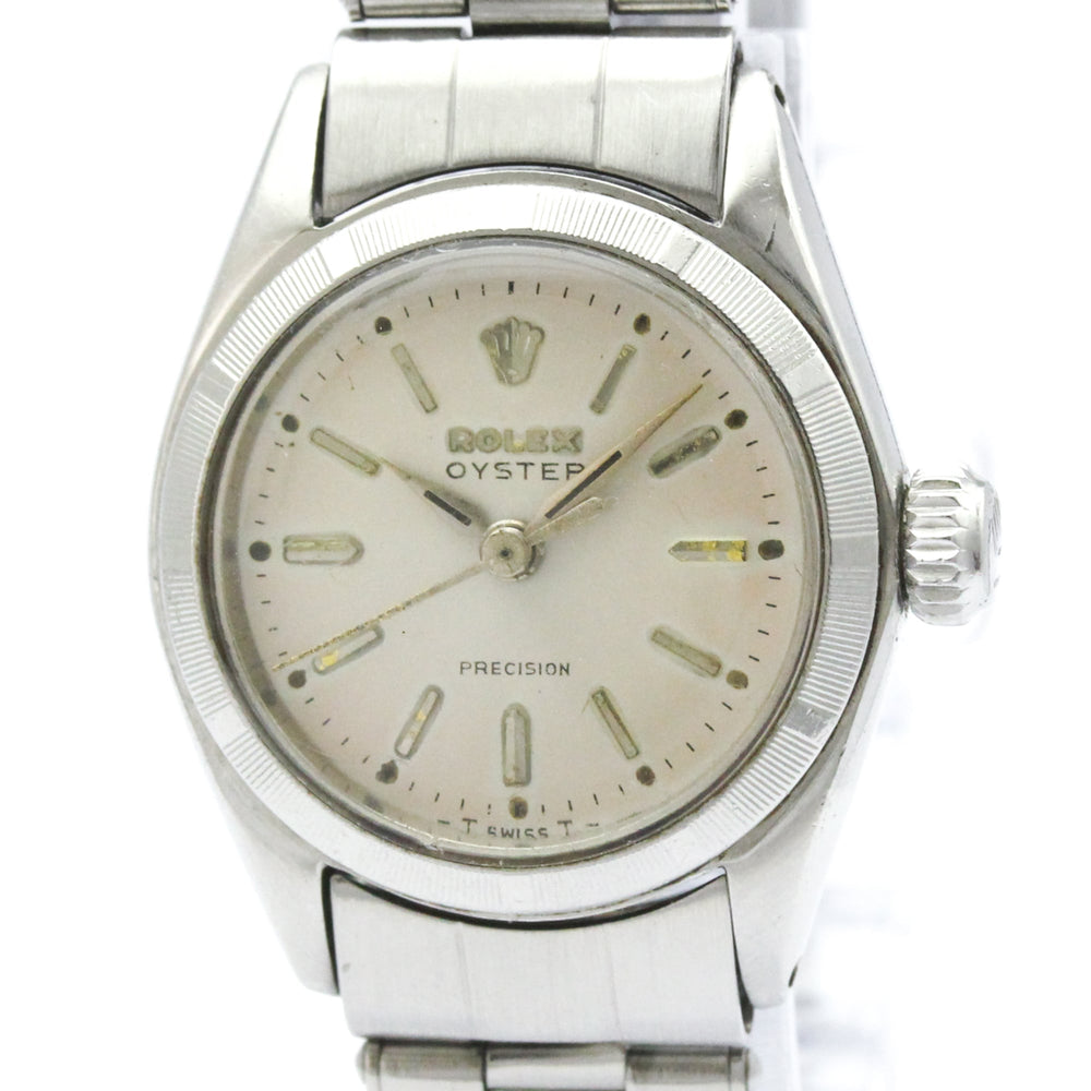 ROLEX Oyster Precision 6411 Steel Hand-winding Ladies Watch Vintage — Good