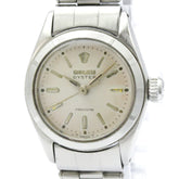 ROLEX Oyster Precision 6411 Steel Hand-winding Ladies Watch Vintage — Good