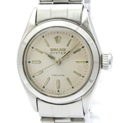 ROLEX Oyster Precision 6411 Steel Hand-winding Ladies Watch Vintage — Good