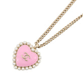 Chanel Necklace, Coco Mark Heart, Faux Pearl, B25B ABG221, CHANEL, Chanel, Women's, CHANEL NECKLACE — Like New