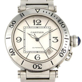 Cartier Pasha Seatimer W31080M7 Stainless Steel Automatic Watch — Good