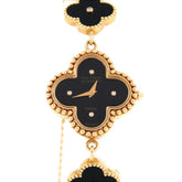 Van Cleef & Arpels Alhambra YG 4P 122974 Quartz Watch — Very Good